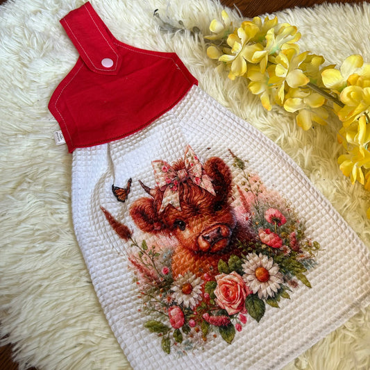 Serviette de four vache