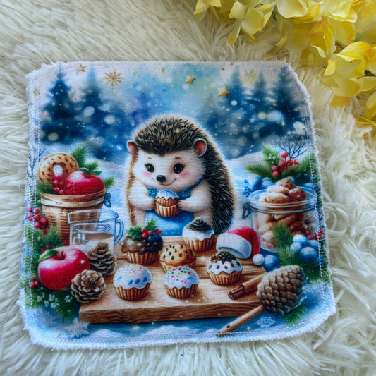 Débarbouillette herisson hivers