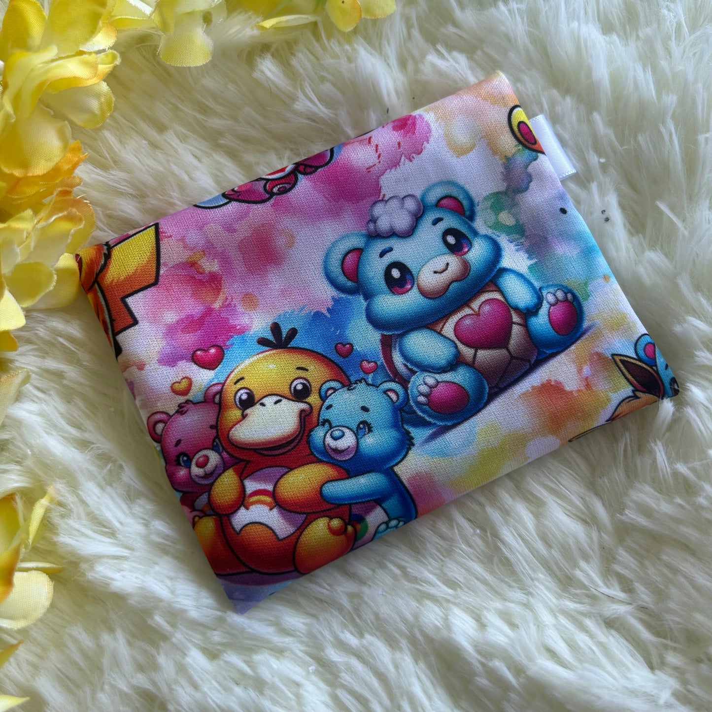 Pochette pour serviette hygiénique  calinours pokemon