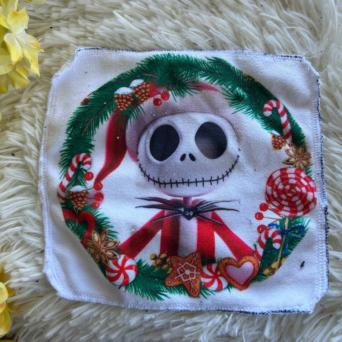 Débarbouillette personnage noel