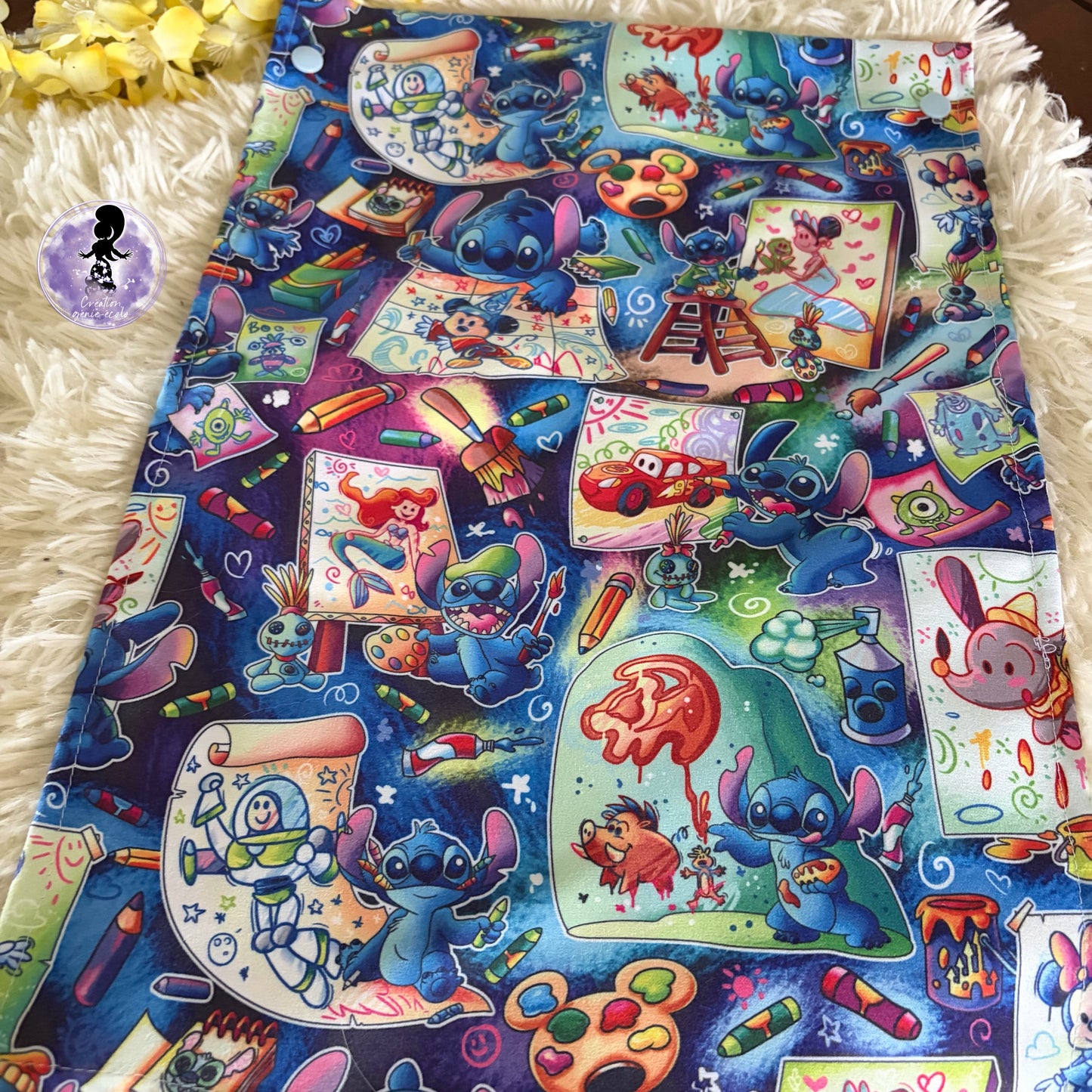 Serviette à main extraterrestre bleu