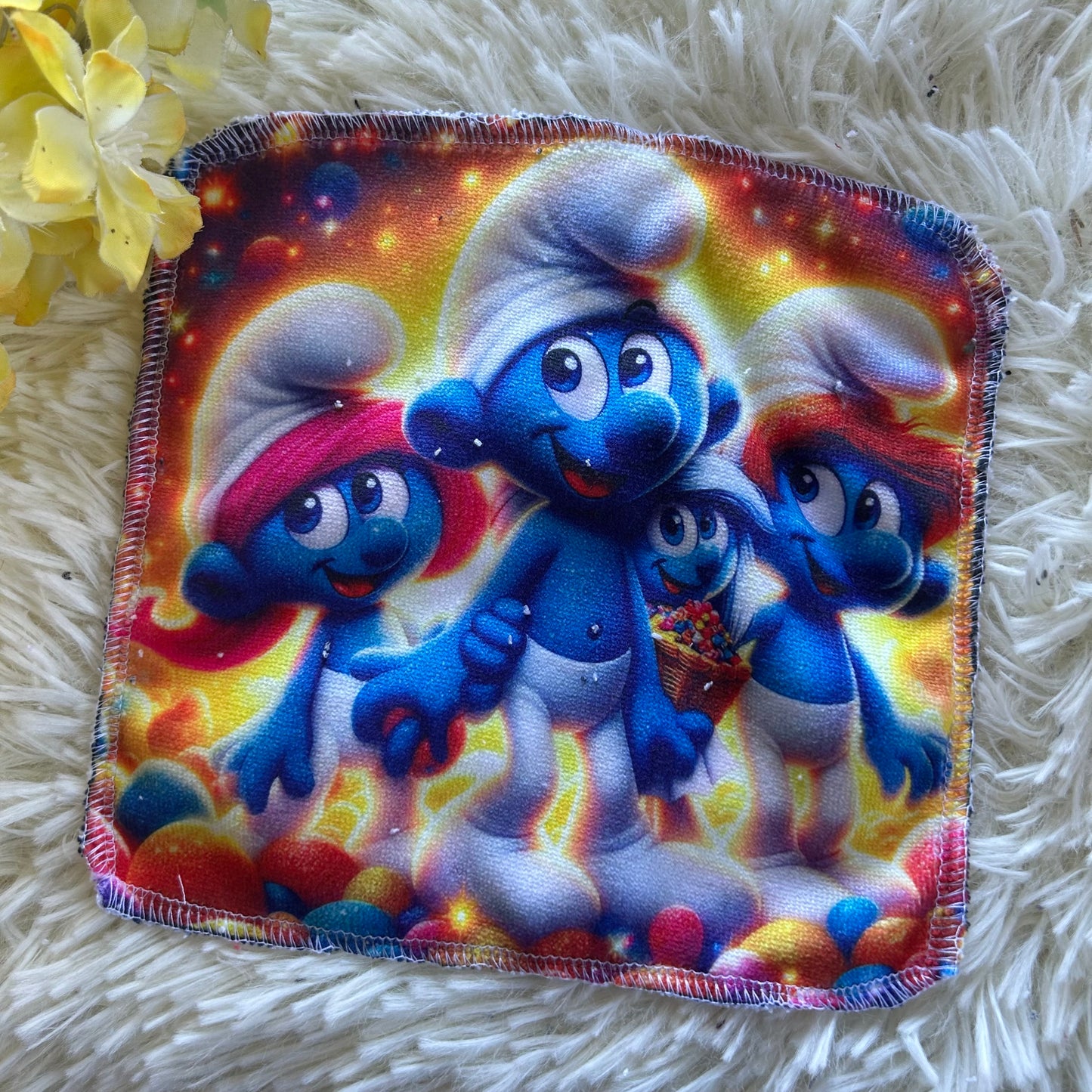 Débarbouillette personnage noel