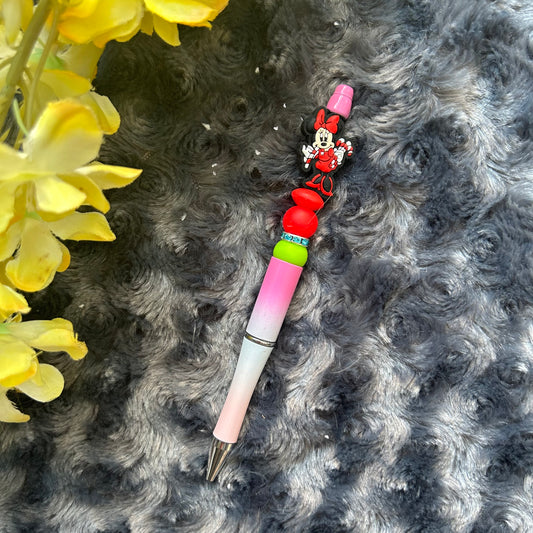 Stylo souris Noël