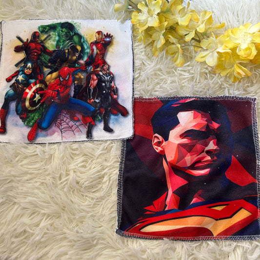 Débarbouillette personnage super heros