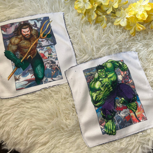 Débarbouillette personnage super heros