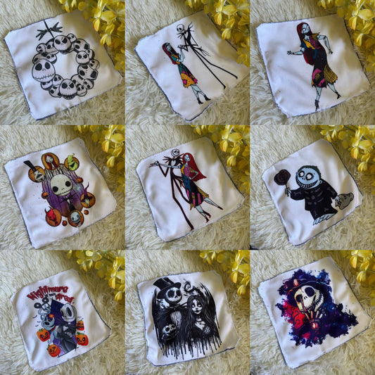 Débarbouillette personnage Halloween noel
