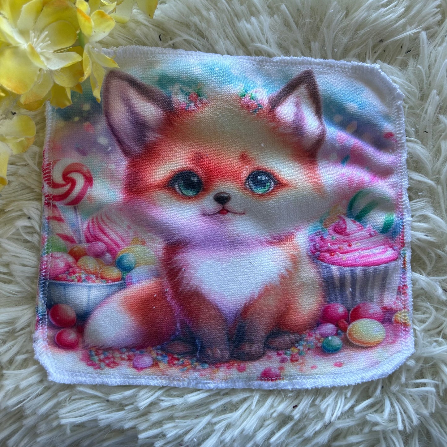 Débarbouillette animaux hivers