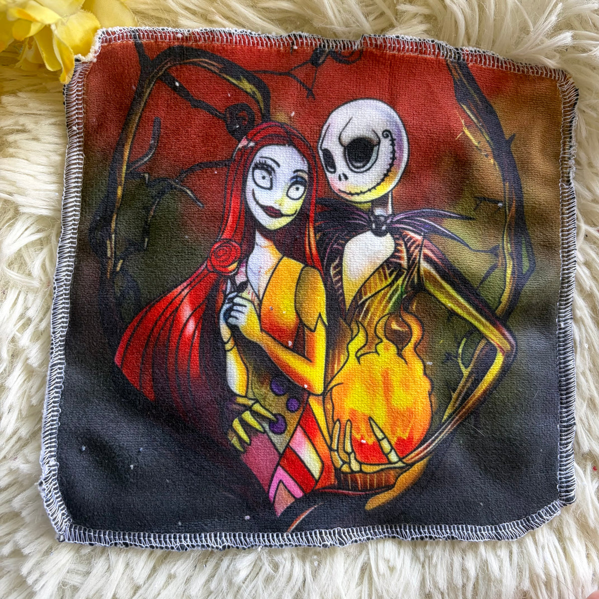 Débarbouillette personnage Halloween jack