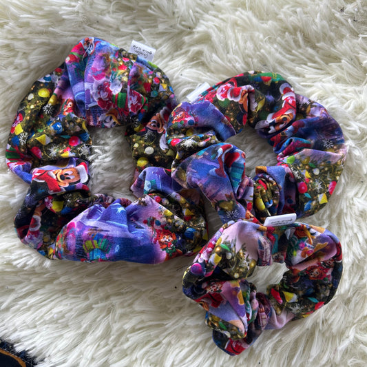 chouchou noel extraterestre bleu