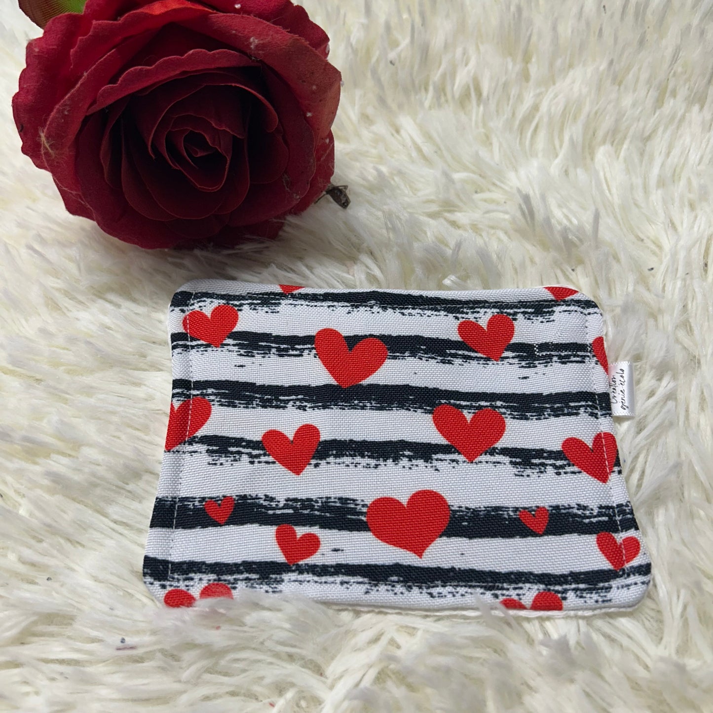 Éponge à vaisselle réutilisable coeur