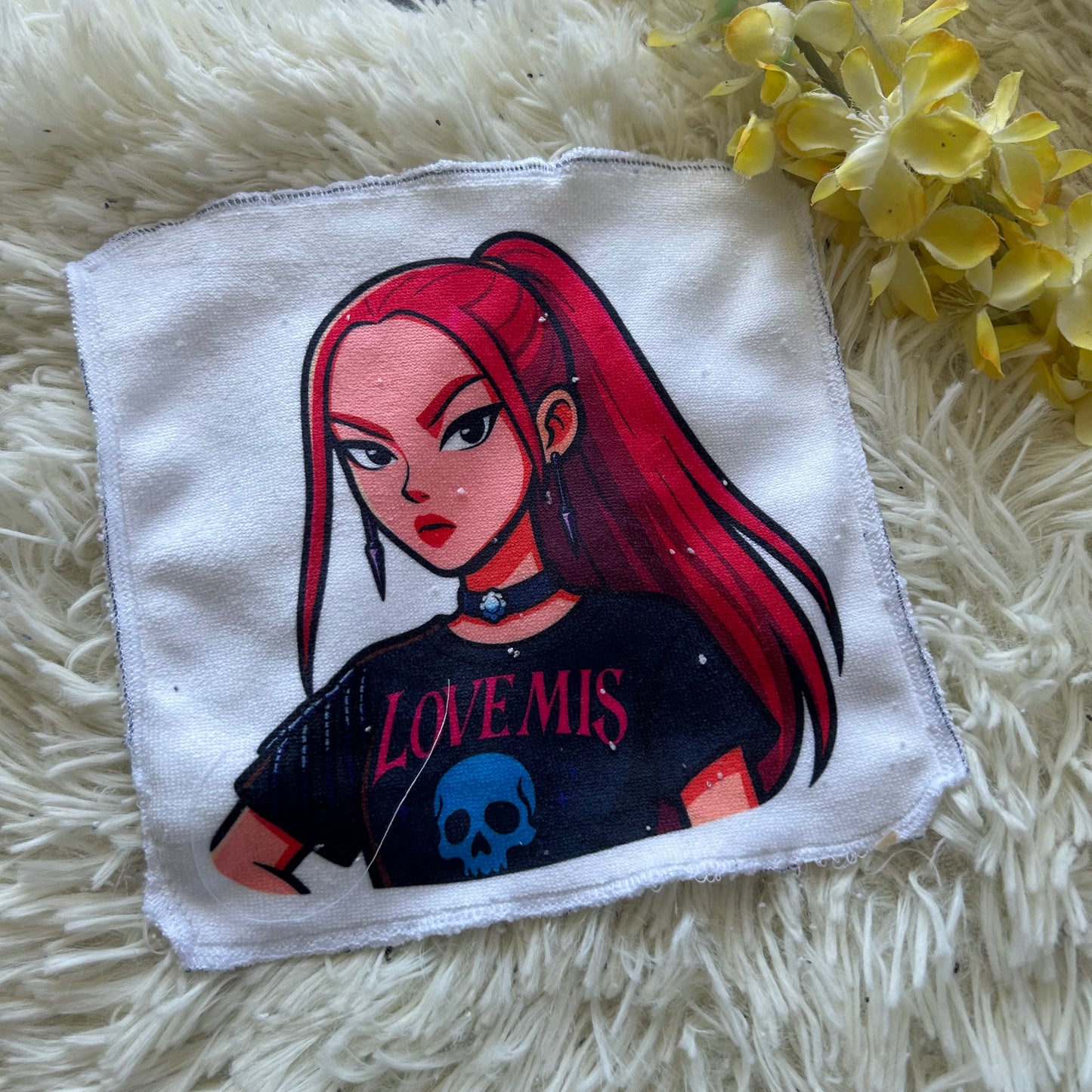 Débarbouillette princesse kpop