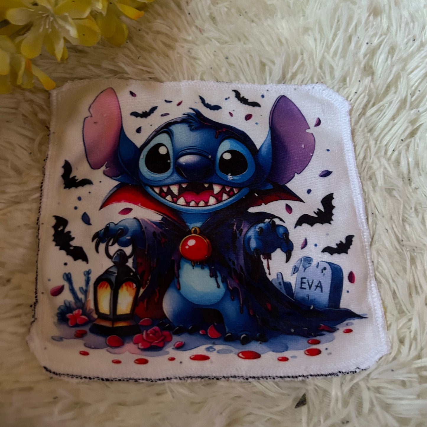 Débarbouillette personnage Halloween