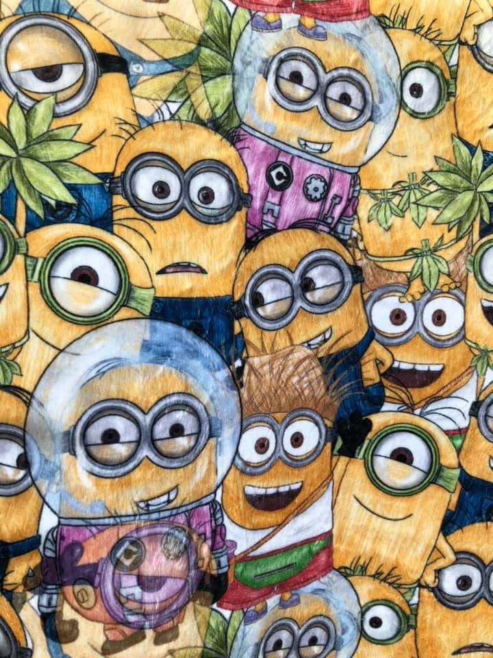 Serviette hygiénique lavable monstre  minky