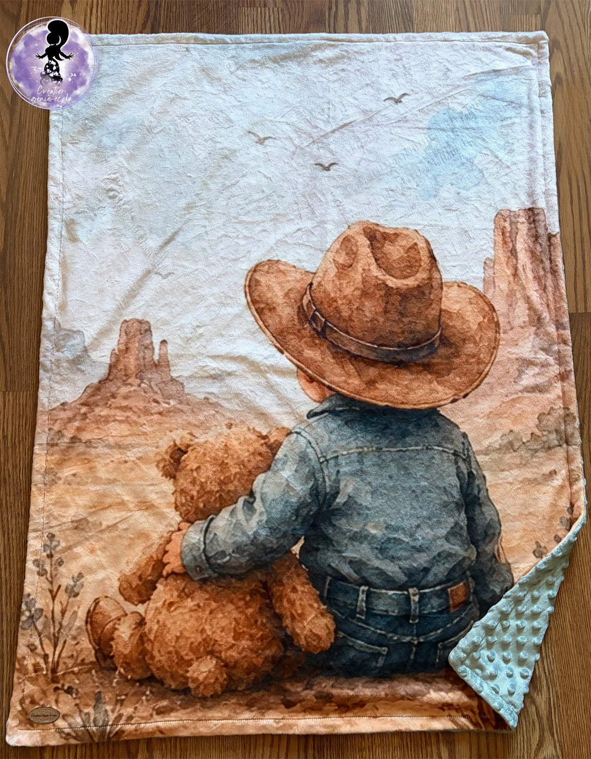 Doudou 30x40 petit cowboy