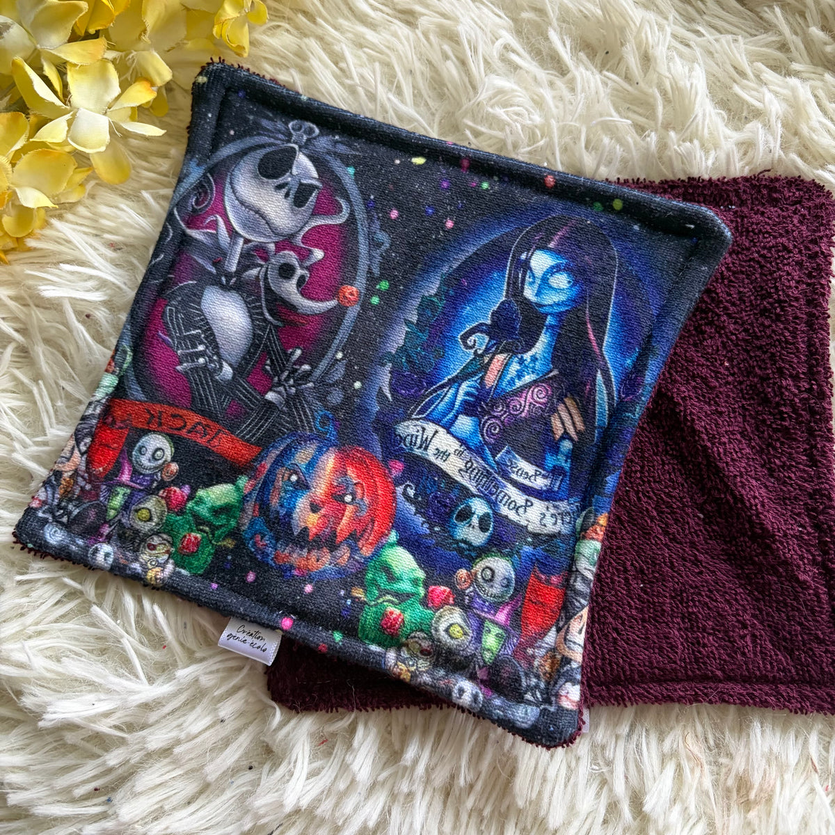 Débarbouillette premium halloween jack