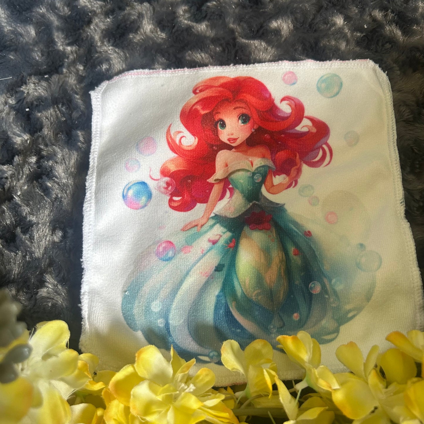 Débarbouillette princesse ariel