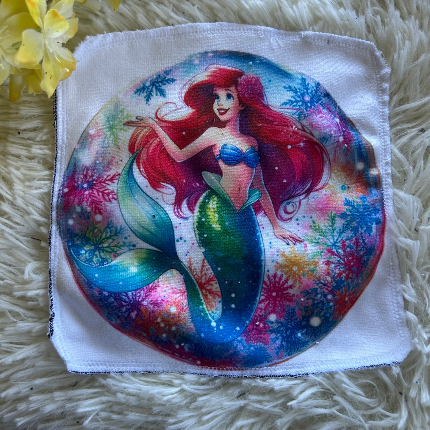 Débarbouillette princesse noel