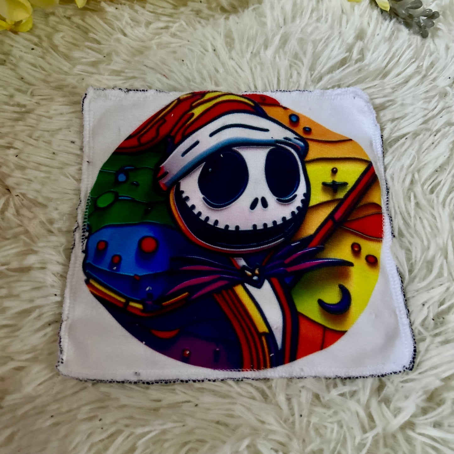 Débarbouillette personnage Halloween