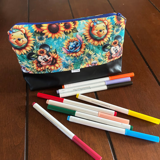 Trousse de crayon / maquillage personnage