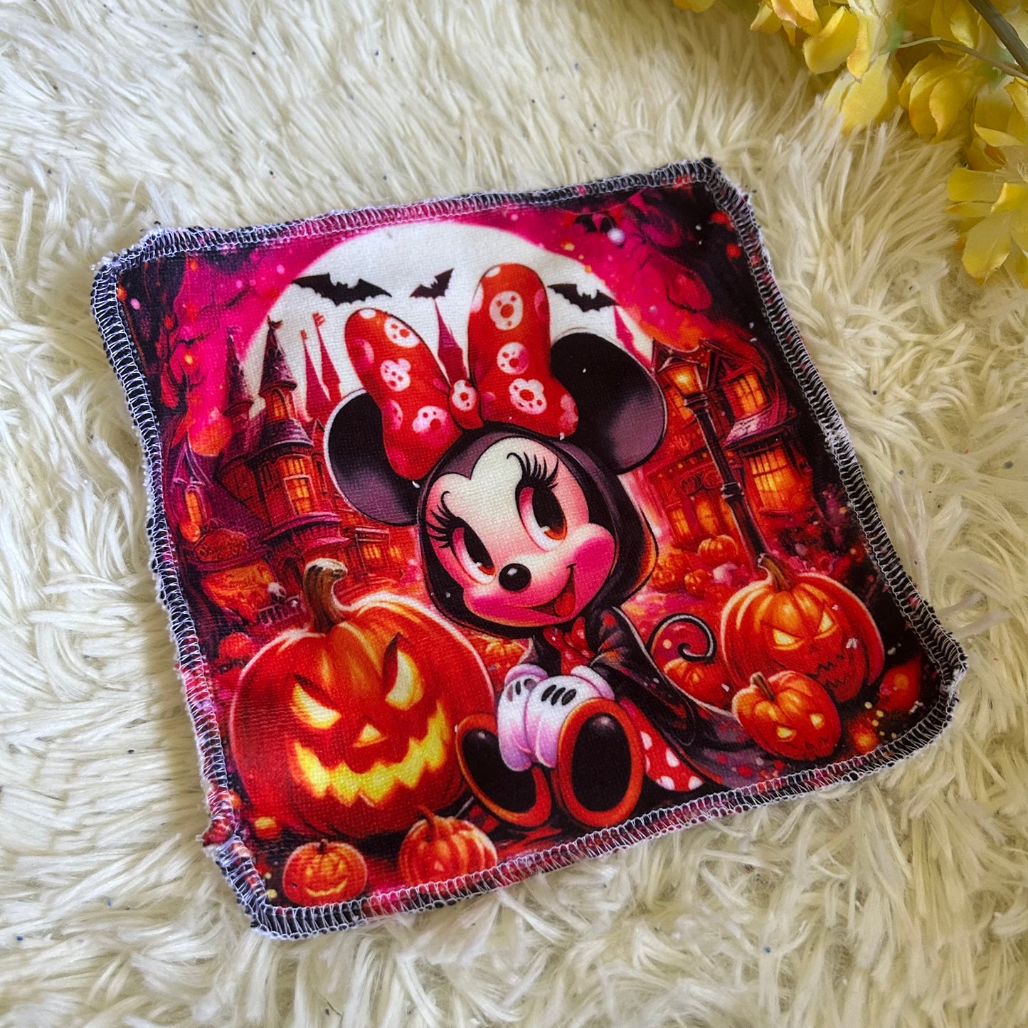 Débarbouillette personnage Halloween