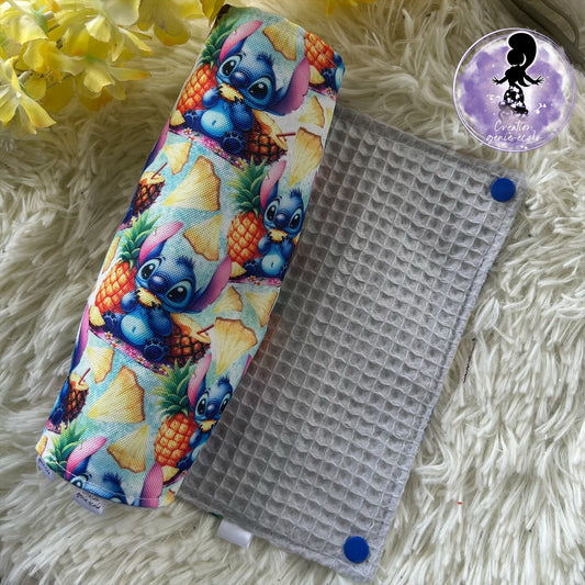 Essuie-tout lavable extraterrestre bleu