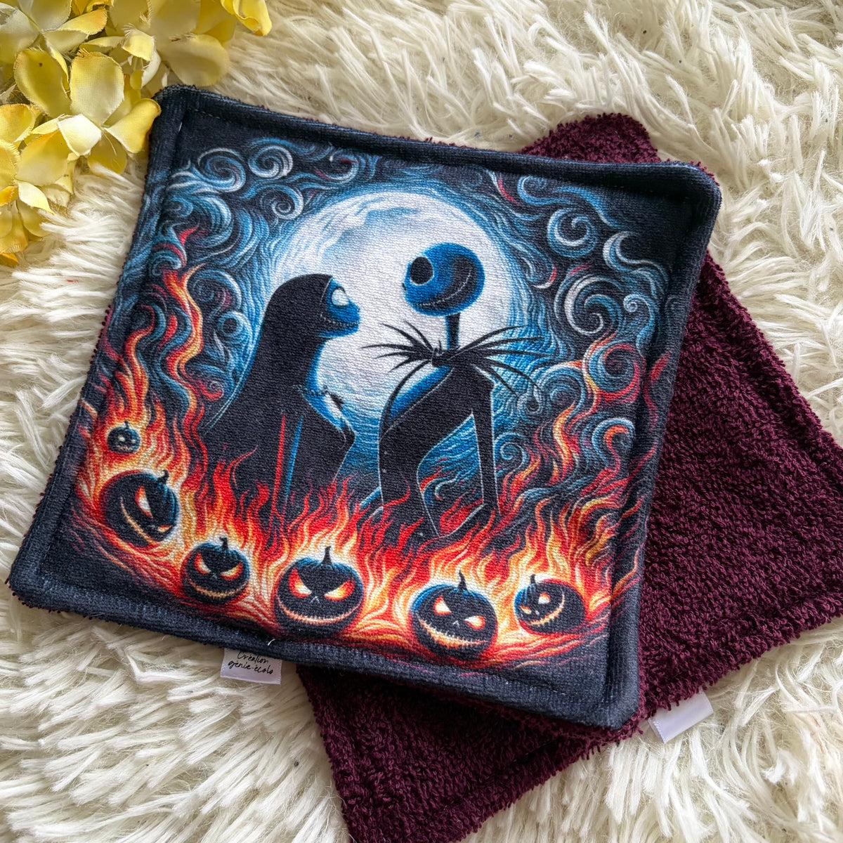 Débarbouillette premium halloween jack