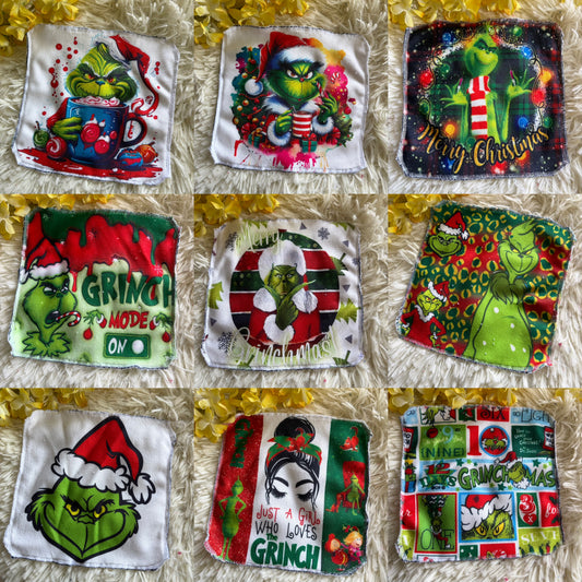 Débarbouillette  grincheux noel