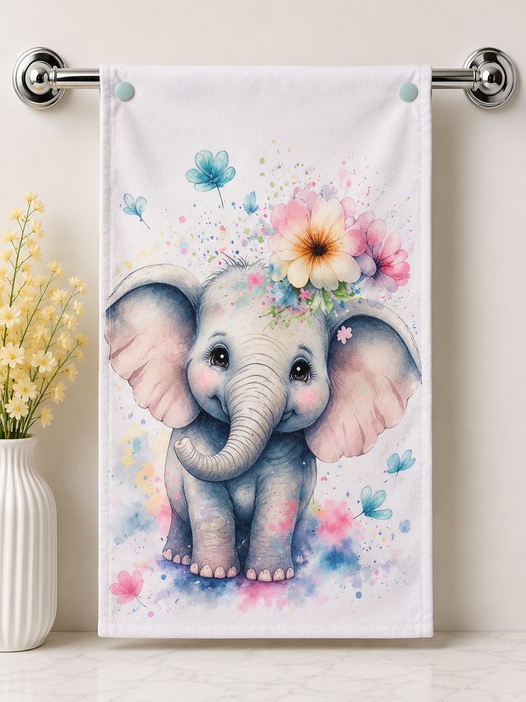 Serviette à main elephant