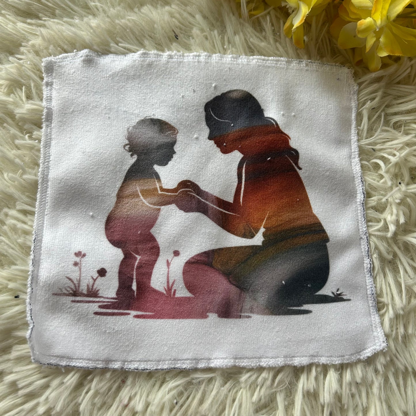 Débarbouillette maman