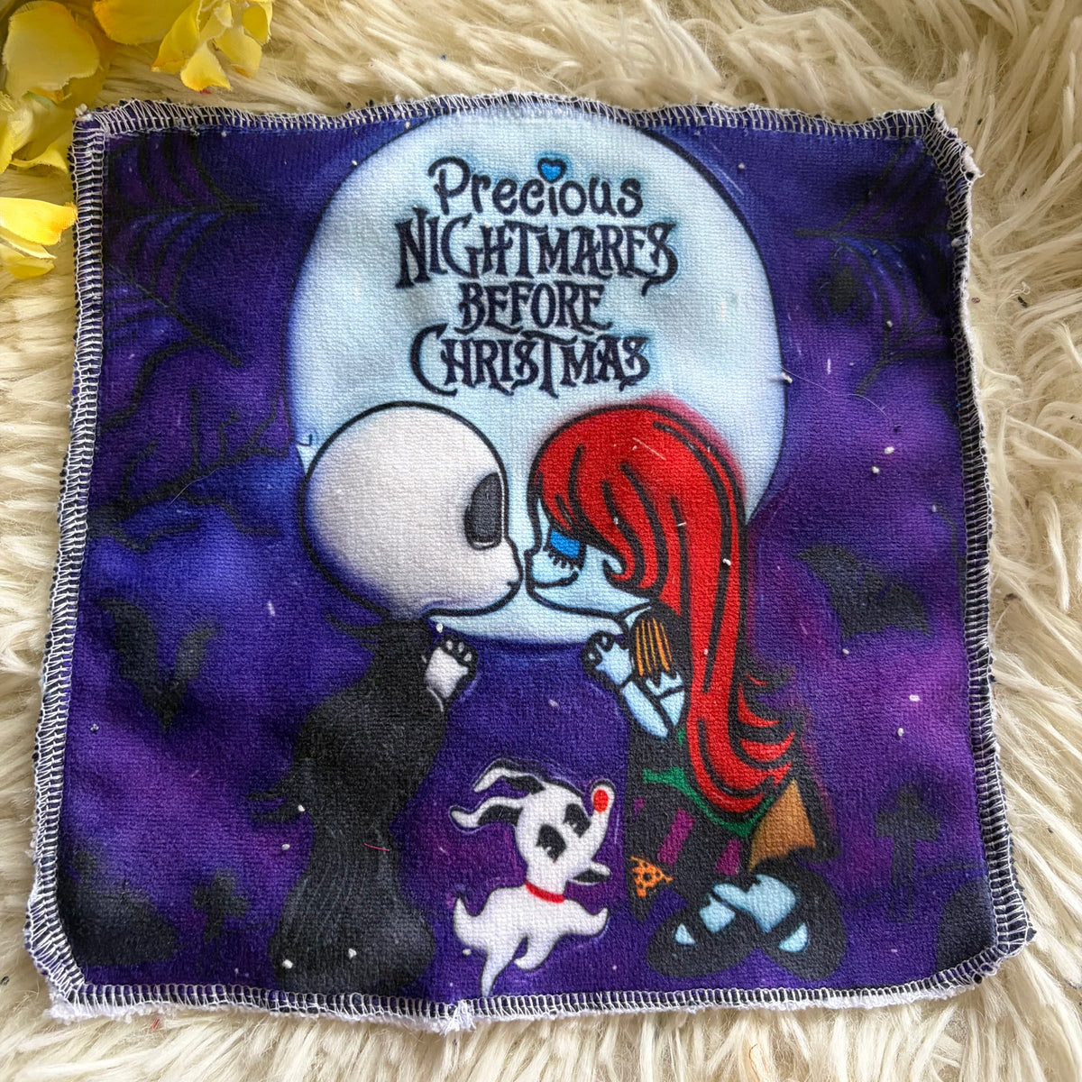 Débarbouillette personnage Halloween jack