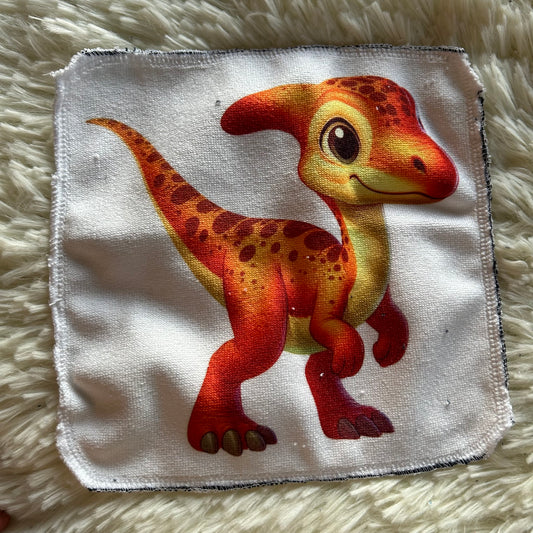 Débarbouillette dinosaure