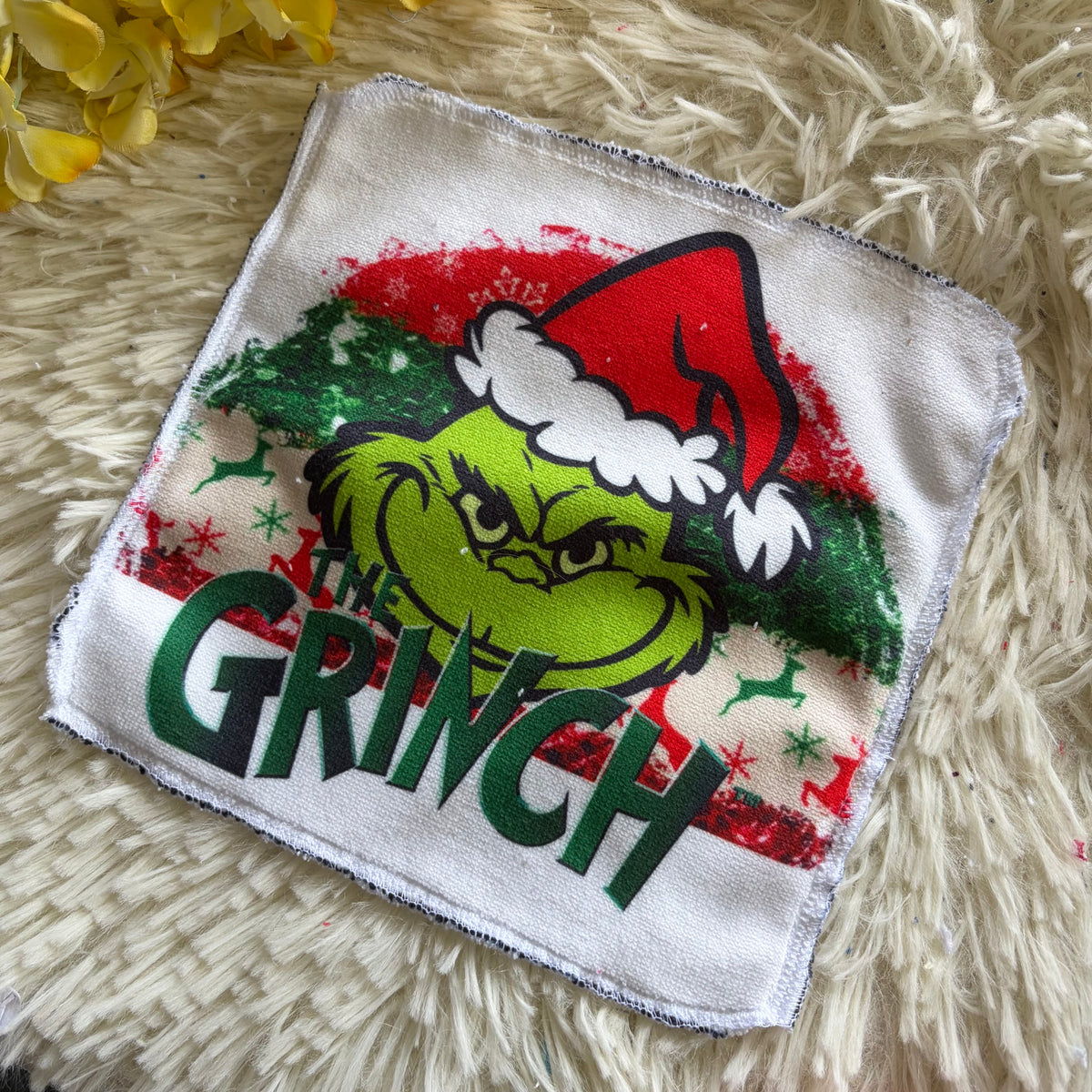 Débarbouillette  grincheux noel