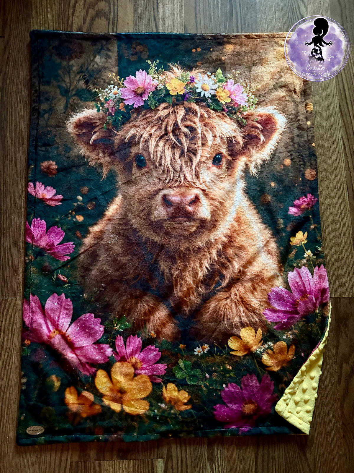 Doudou 30x40 vache highland