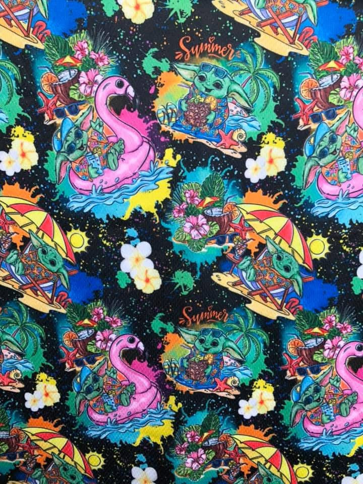 Serviette hygiénique lavable extraterrestre vert  awj