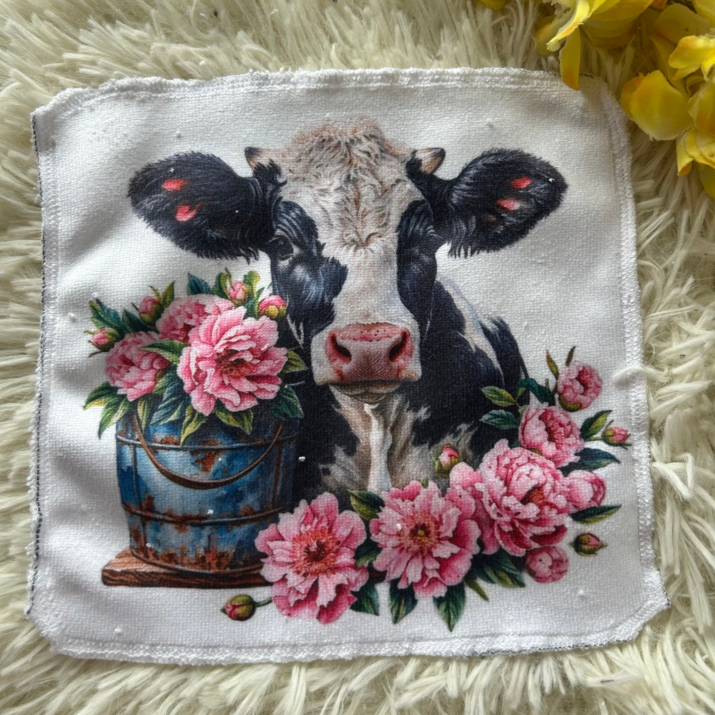 Débarbouillette vache