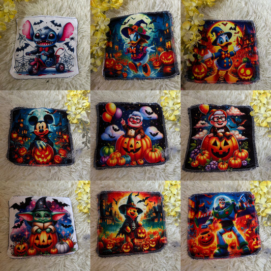Débarbouillette personnage Halloween
