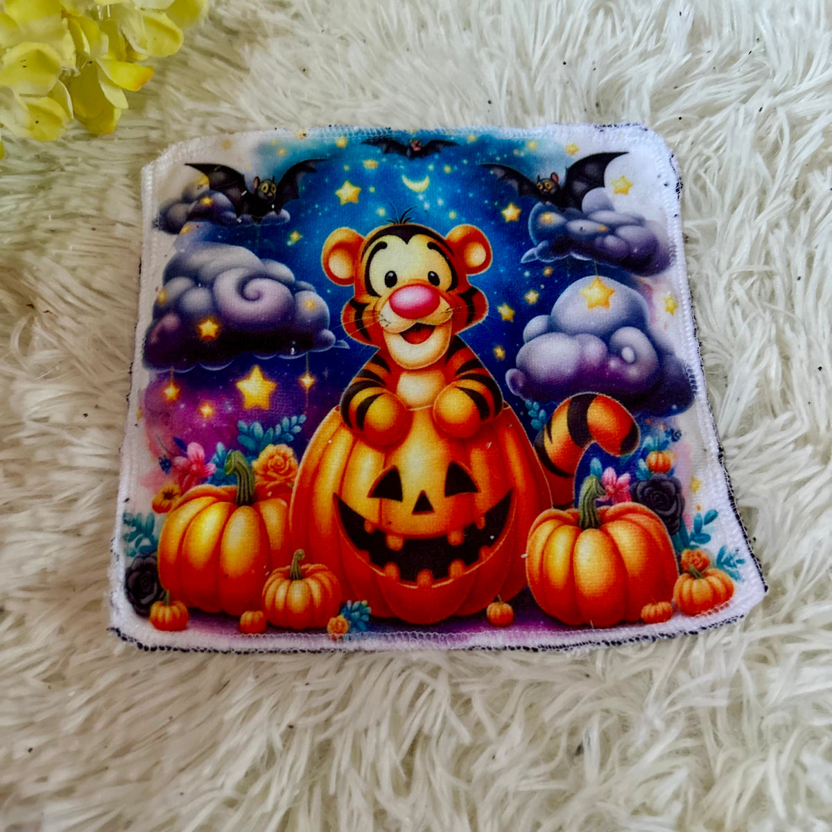 Débarbouillette personnage Halloween