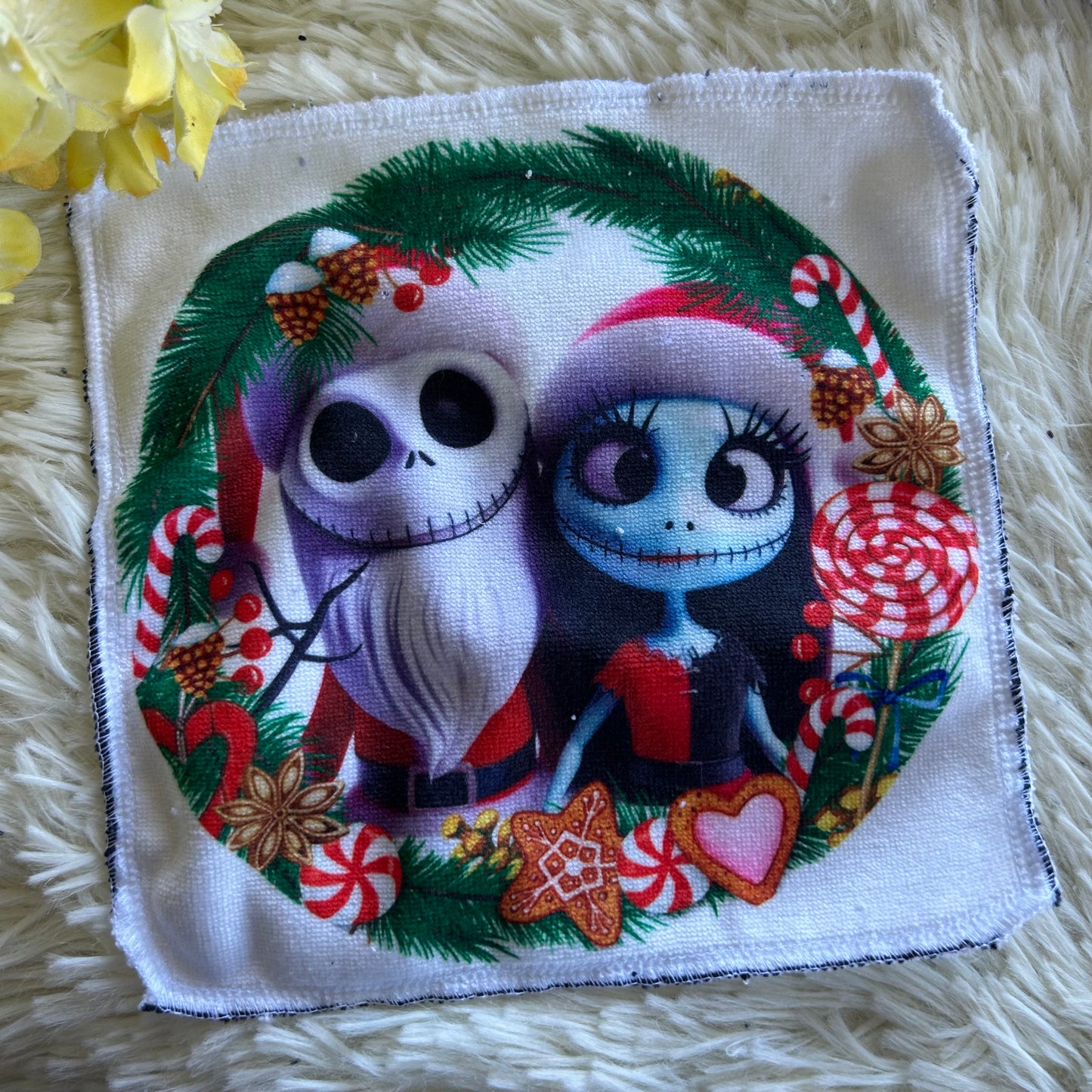 Débarbouillette personnage noel