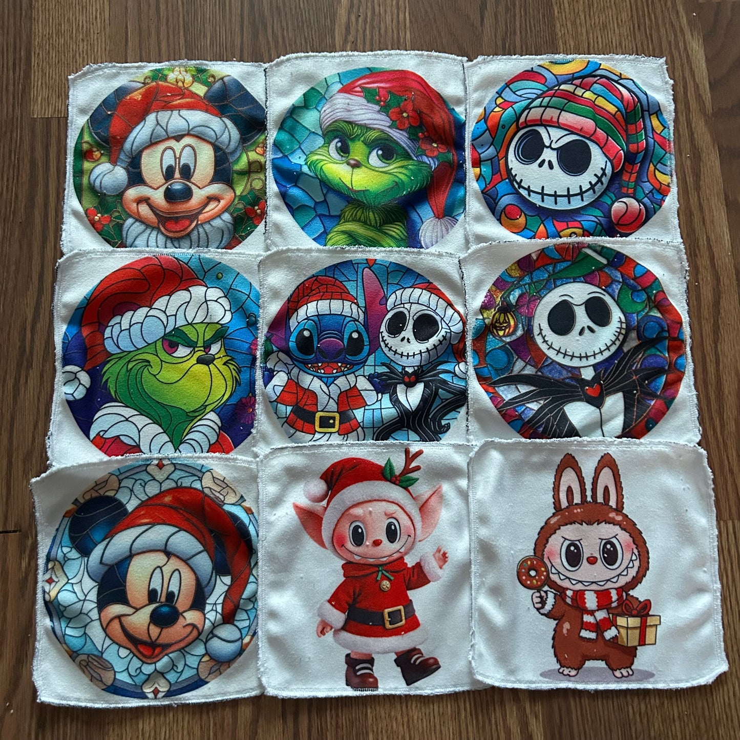 Débarbouillette personnage populaire noel