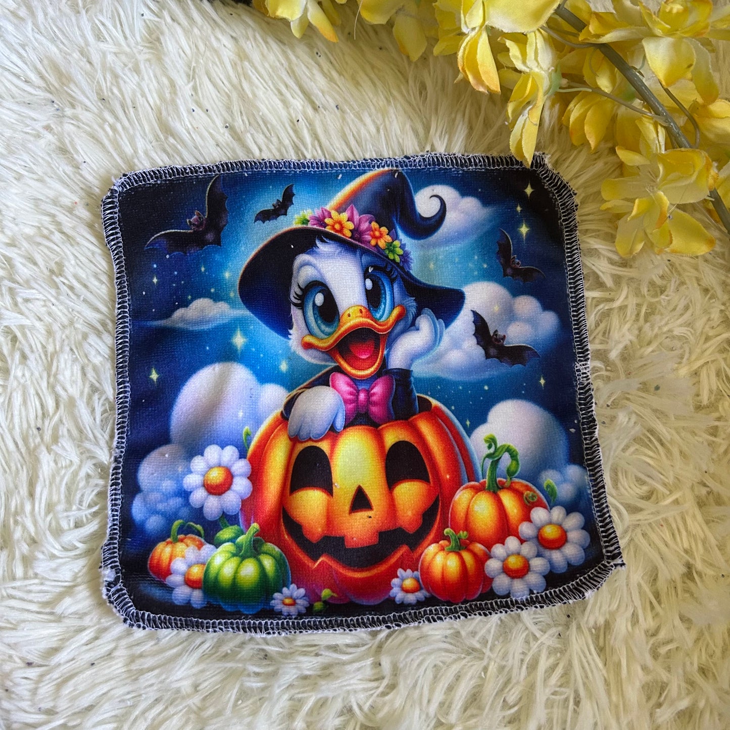 Débarbouillette personnage Halloween