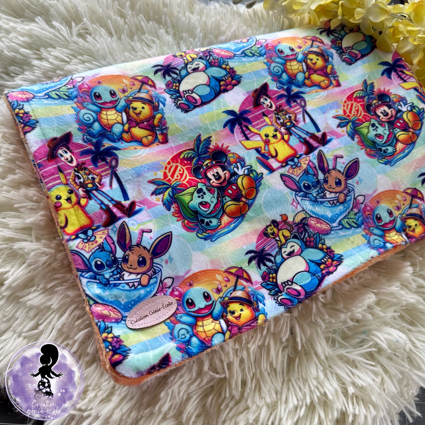 Doudou 30x40 personnage exclusif