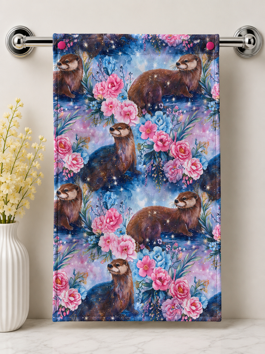 Serviette à main loutre