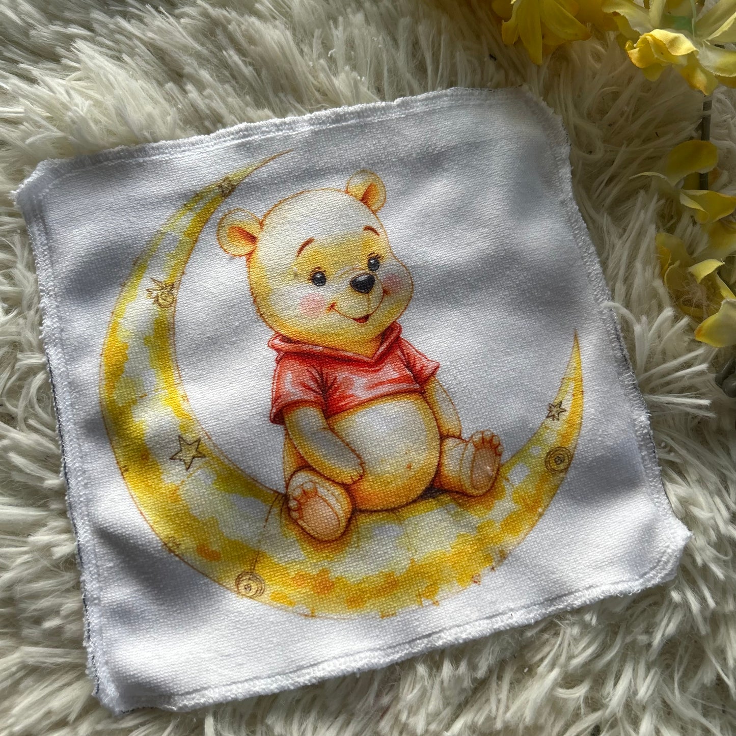 Débarbouillette personnage  ourson