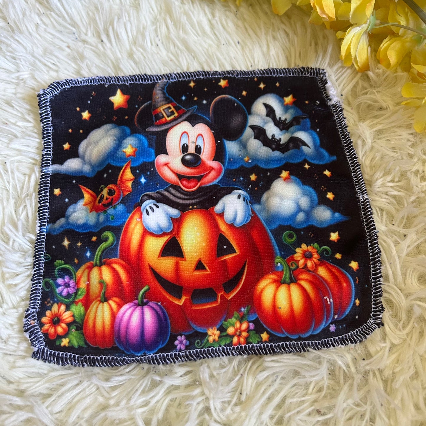 Débarbouillette personnage Halloween