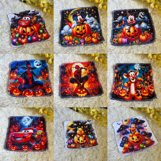 Débarbouillette personnage Halloween