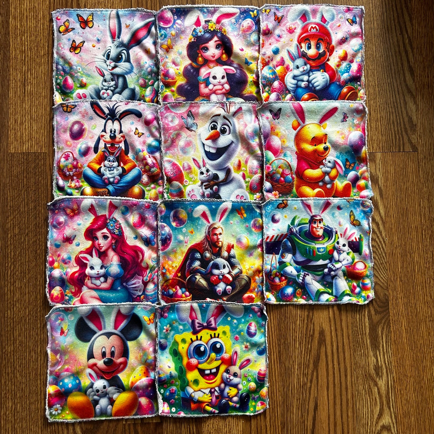 Débarbouillette personnage Pâques