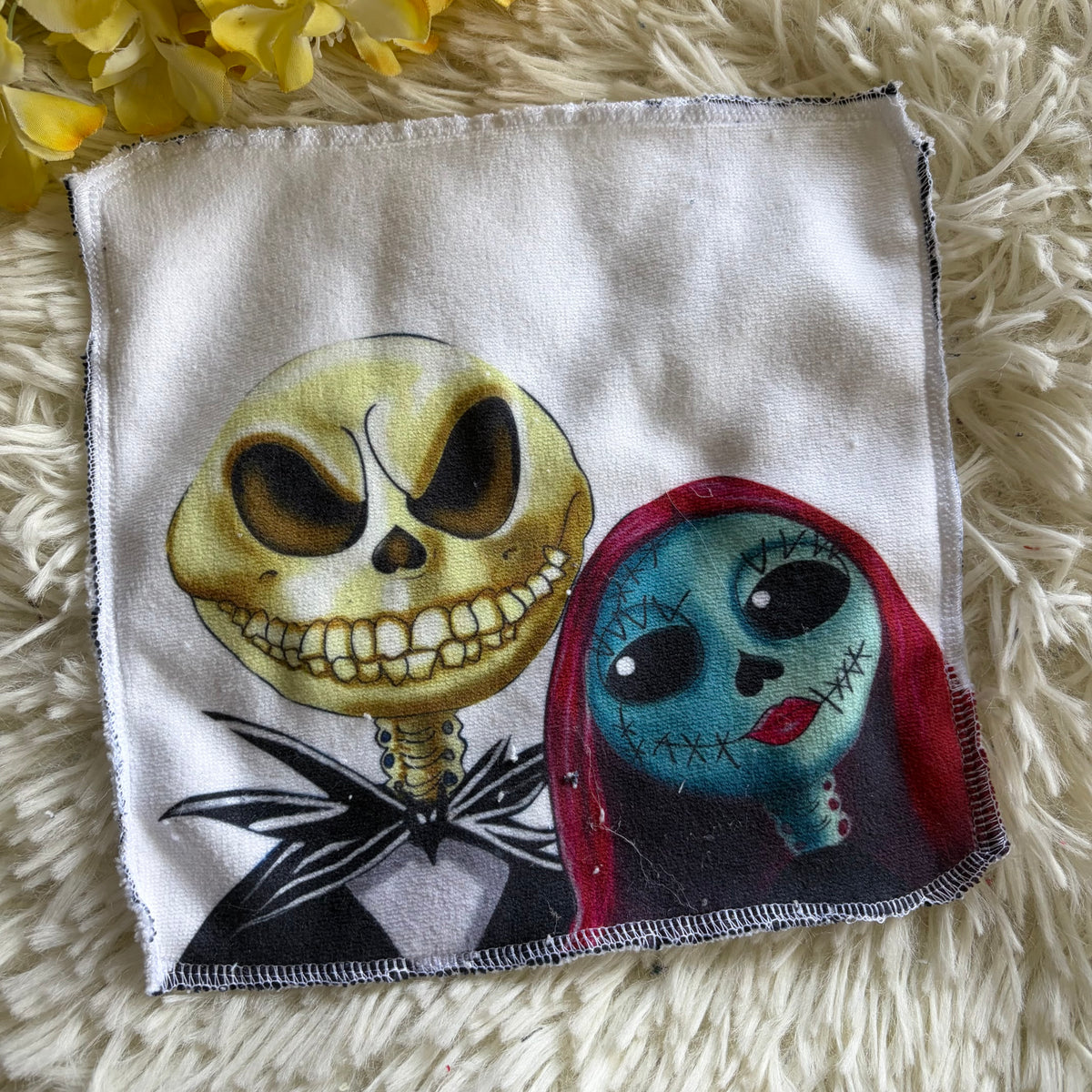 Débarbouillette personnage Halloween jack