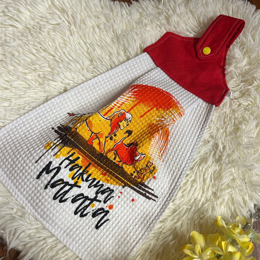 Serviette de four lion