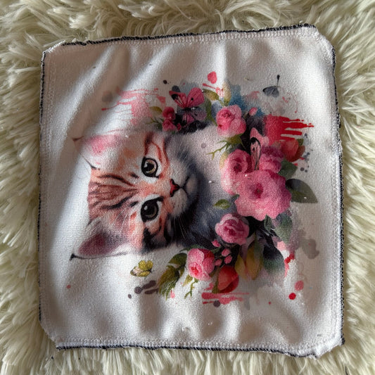 Débarbouillette chat
