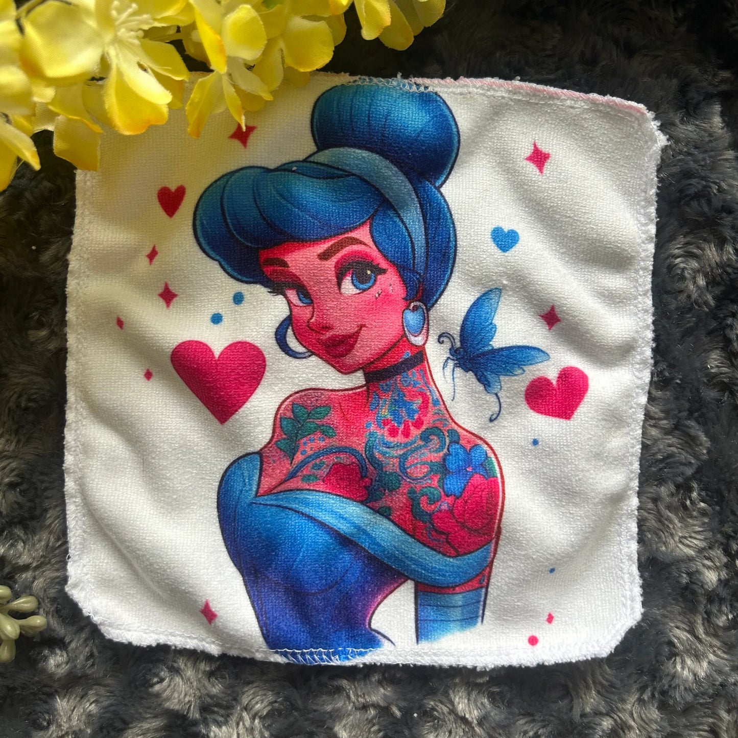 Débarbouillette princesse rebelle